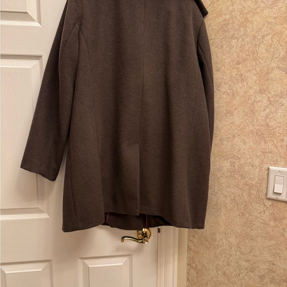 Calvin Klein Women's Dark Green Wool Women Coat Size 2X - Picture 6 of 6